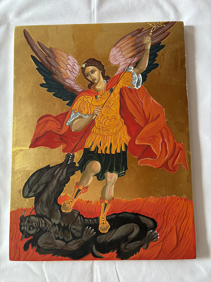 Archangel Michael - Hand-Painted Greek Orthodox Icon